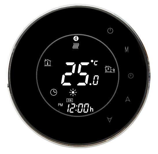 Inteligentný Wi-fi smart termostat na elektrické kúrenie.