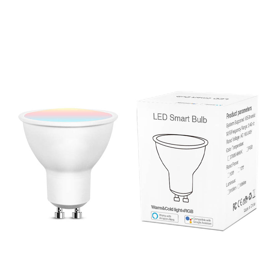Inteligentná LED Wi-fi smart žiarovka 5W/400LM/GU10 stmievateľná